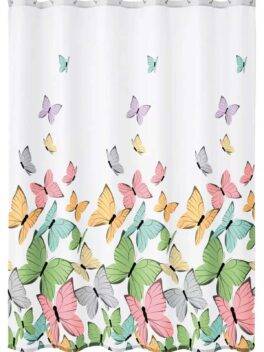 Rideau de douche BUTTERFLIES de Kleine Wolke