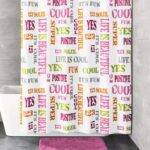 Rideau de douche SCRIPT de Kleine Wolke • rideaux123.ch