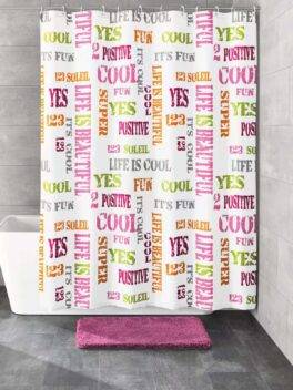 Rideau de douche SCRIPT de Kleine Wolke