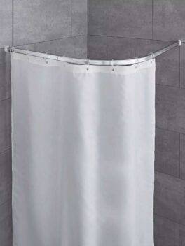 Barre ronde pour rideau de douche de Kleine Wolke • rideaux123.ch Barre ronde pour rideau de douche de Kleine Wolke • rideaux123.ch