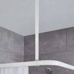Support plafond pour rail de rideau de douche de Kleine Wolke • rideaux123.ch