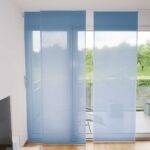 Rideau à panneaux MADRID CS IV rideau fermé Bleu brillant [131] • rideaux123.ch