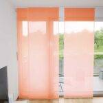 Rideau à panneaux MADRID CS IV rideau fermé Orange rouge [173] • rideaux123.ch