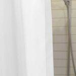 Rideau de douche BULLE conclusion à droite Blanc • rideaux123.ch