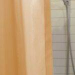 Rideau de douche BULLE conclusion à droite Orange [2160] • rideaux123.ch