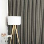 Rideau occultant LONDON BLOOMSBURY gris [14] rideau fermé • rideaux123.ch
