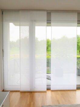 Parois japonaises ESBERG Blanc [1] rideau fermé