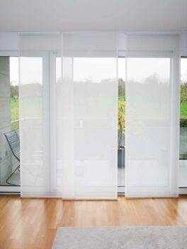 Parois japonaises WIEN II Blanc [100] Rideau fermé