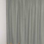 Rideau Blackout BURGDORF Gris beton [161] Rideau fermé • rideaux123.ch