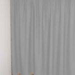 Rideau Blackout BURGDORF Gris clair [163] Rideau fermé • rideaux123.ch