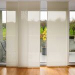 Paroi japonaise DENIA Beige-brun [159] Rideau fermé • rideaux123.ch