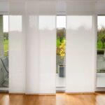 Paroi japonaise DENIA Blanc [100] Rideau fermé • rideaux123.ch
