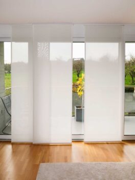 Paroi japonaise DENIA Blanc [100] Rideau fermé