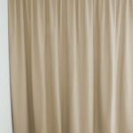 Rideau Blackout ACCRA Beige [437] Rideau fermé • rideaux123.ch