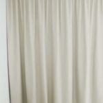 Rideau Blackout ACCRA Beige clair [427] Rideau fermé • rideaux123.ch