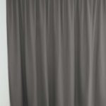 Rideau Blackout ACCRA Gris [425] Rideau fermé • rideaux123.ch
