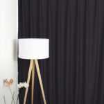 Rideau occultant DAWN 2 Anthracite [182] Rideau fermé • rideaux123.ch