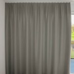Rideau occultant ST. MORITZ Beige gris [162] Rideau fermé • rideaux123.ch