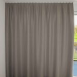 Rideau occultant ST. MORITZ Brun clair [155] Rideau fermé • rideaux123.ch