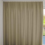 Rideau occultant ST. MORITZ Brun sable [149] Rideau fermé • rideaux123.ch