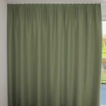Rideau occultant ST. MORITZ Vert clair [429] Rideau fermé • rideaux123.ch