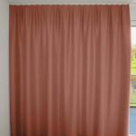 Rideau occultant ST. MORITZ Vieux rose [323] Rideau fermé • rideaux123.ch