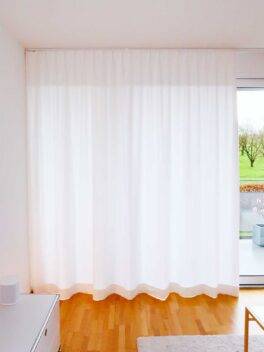 Rideau opaque MIAMI Blanc [100] Rideau fermé