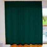 Rideau opaque MIAMI Vert sapin [400] Rideau fermé • rideaux123.ch