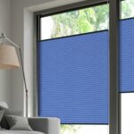 Plissé DUETTE® EOS® FIXÉ UNIX BB24 Bleu [7641] Fenêtre • rideaux123.ch
