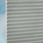 Plissé DUETTE® EOS® FIXÉ UNIX BB24 Gris [7654] Échantillon de tissu • rideaux123.ch