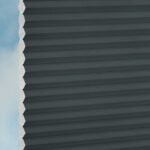 Plissé DUETTE® EOS® FIXÉ UNIX BB24 Gris foncé [7656] Échantillon de tissu • rideaux123.ch
