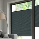 Plissé DUETTE® EOS® FIXÉ UNIX BB24 Gris foncé [7656] Fenêtre • rideaux123.ch