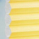 Plissé DUETTE® EOS® FIXÉ UNIX BB24 Jaune [7684] Détail de tissu • rideaux123.ch