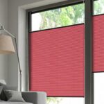 Plissé DUETTE® EOS® FIXÉ UNIX BB24 Rouge [7692] Fenêtre • rideaux123.ch