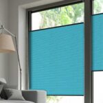 Plissé DUETTE® EOS® FIXÉ UNIX BB24 Turquoise [7646] Fenêtre • rideaux123.ch