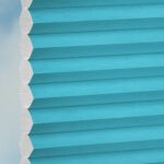 Plissé DUETTE® EOS® FIXÉ UNIX BB24 Turquoise [7646] Tissu • rideaux123.ch