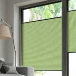 Plissé DUETTE® EOS® FIXÉ UNIX BB24 Vert [7673] Fenêtre • rideaux123.ch