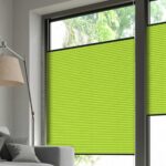 Plissé DUETTE® EOS® FIXÉ UNIX BB24 Vert clair [7672] Fenêtre • rideaux123.ch
