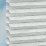 Plissé DUETTE® EOS® FIXÉ MONTANA BB24 Gris clair [9852] Tissu • rideaux123.ch