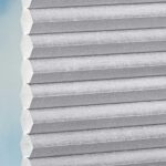 Plissé DUETTE® EOS® FIXÉ ELAN METALLIC BB24 Argent [0831] Tissu • rideaux123.ch