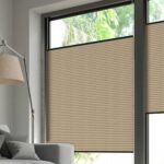 Plissé DUETTE® EOS® FIXÉ ELAN METALLIC BB24 Bronze [0830] Fenêtre • rideaux123.ch