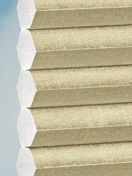 Plissé DUETTE® EOS® FIXÉ ELAN METALLIC BB24 Or clair [0829] Détail de tissu