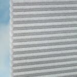 Plissé DUETTE® EOS® FIXÉ ELAN METALLIC BB24 Argent [0825] Échantillon de tissu • rideaux123.ch