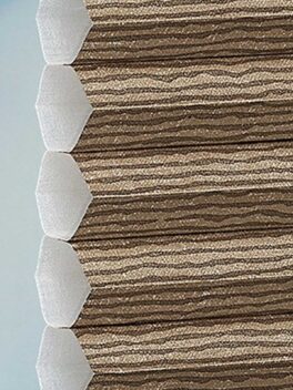 Plissé DUETTE® EOS® FIXÉ ELAN METALLIC BB24 Bronze [0826] Détail de tissu