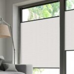 Plissé DUETTE® EOS® FIXÉ ELAN PEARL TOPAR® BB24 Blanc [0835] Fenêtre • rideaux123.ch