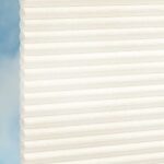 Plissé DUETTE® EOS® FIXÉ ELAN PEARL TOPAR® BB24 Blanc crème [0819] Échantillon de tissu • rideaux123.ch