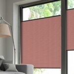 Plissé DUETTE® EOS® FIXÉ ELAN PEARL TOPAR® BB24 Rosé [0834] Fenêtre • rideaux123.ch