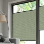 Plissé DUETTE® EOS® FIXÉ ELAN PEARL TOPAR® BB24 Vert jade [0833] Fenêtre • rideaux123.ch