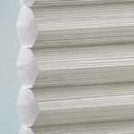 Plissé DUETTE® EOS® FIXÉ RELIFE BB24 Brun [5254] Détail de tissu • rideaux123.ch