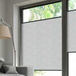 Plissé DUETTE® EOS® FIXÉ UNIX BB24 Gris [7352] Fenêtre • rideaux123.ch